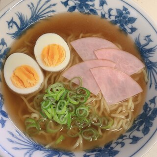 おうちで作る醤油ラーメン